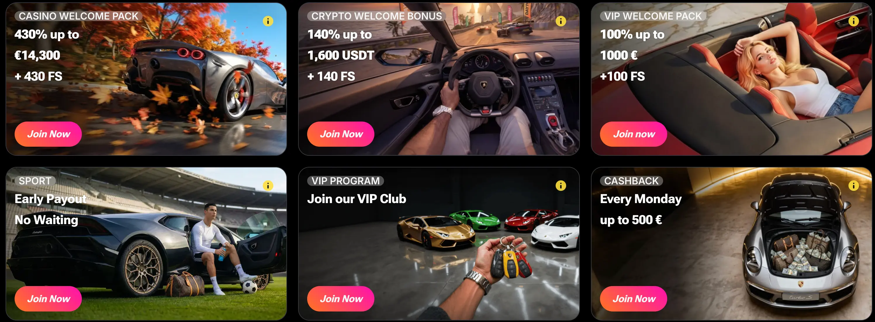 Daytonaspin Casino — welcome deposit match plus free spins for new players